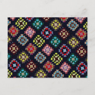 Granny Squares Briefkaart