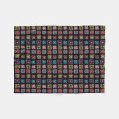 Granny Squares Fleece Deken (Voorkant (Horizontaal))