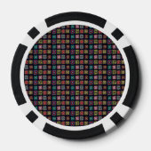 Granny Squares Poker Chips (Achterkant)