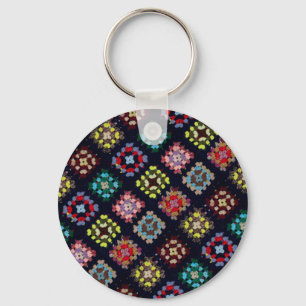 Granny Squares Sleutelhanger