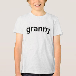 Granny Text T-shirt - Sweet and Nostalgic Vibes!