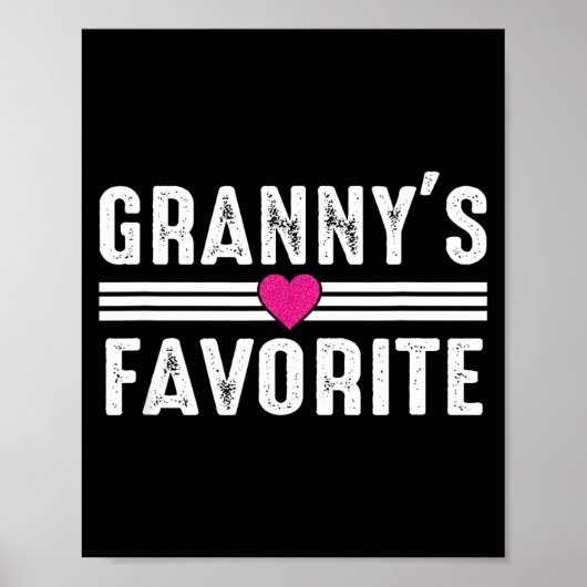 Granny's Favorite  Poster (Voorkant)