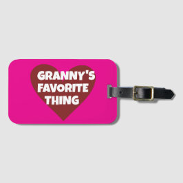 GRANNY'S FAVORITE THING  BAGAGELABEL