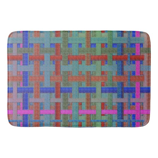 Granny's kleurrijke "gipsplaten", met een dovasbad badmat (Voorkant)