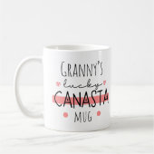 Granny's Lucky Canasta Mok - Personaliseerbaar (Links)