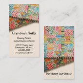 Granny's Quilts Visitekaartje (Voorkant / Achterkant)