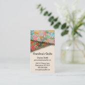 Granny's Quilts Visitekaartje (Staand voorkant)