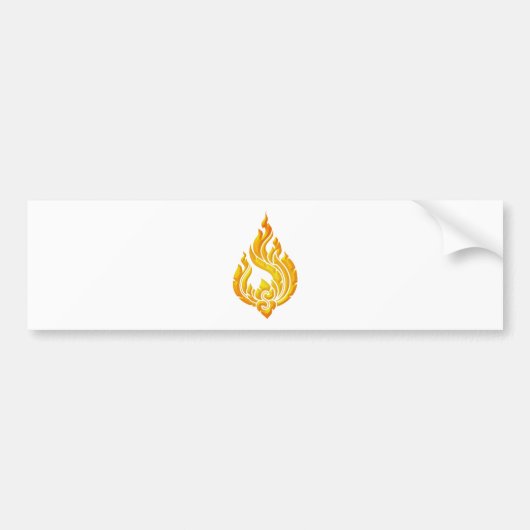 Granok Flames Bumpersticker (Voorkant)
