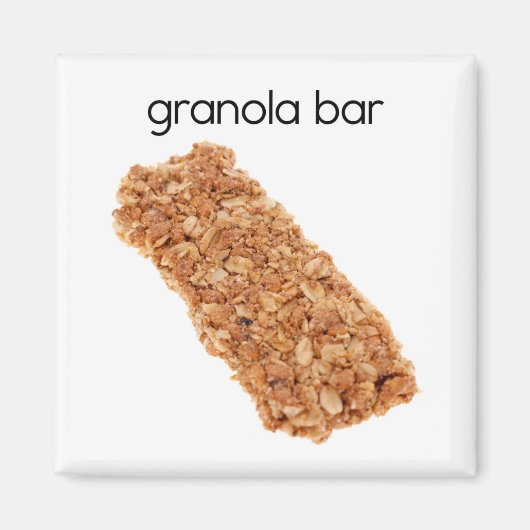 Granola Bar Réfrigérateur Magnet (Devant)