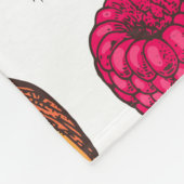 Granola, muesli seamless pattern. Oat flakes hand Fleece Deken (Hoek)