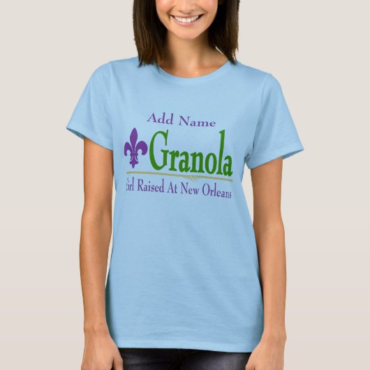 Granola : Une Fille Élevée Au T-shirt De La Nouvel (Devant)