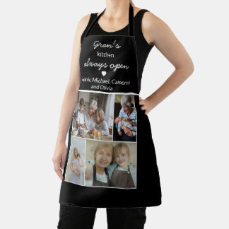 Gran's Keuken Altijd Open Zwart-Witfoto's Schort
