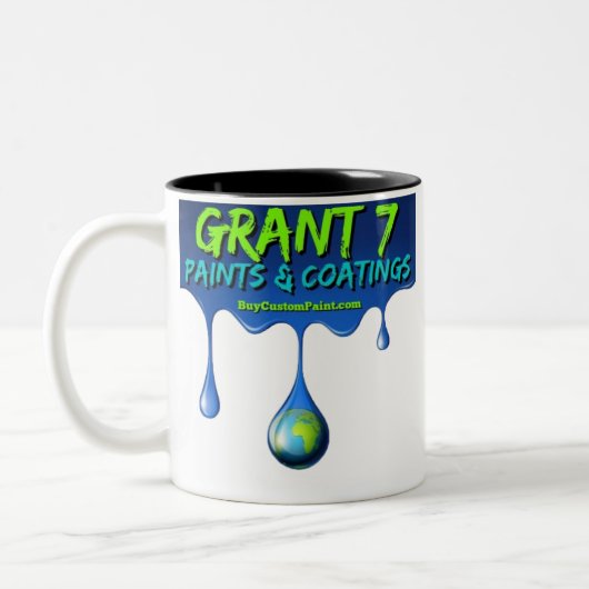 Grant 7 Logo DOUBLE LOGO Coffee Mug (Gauche)