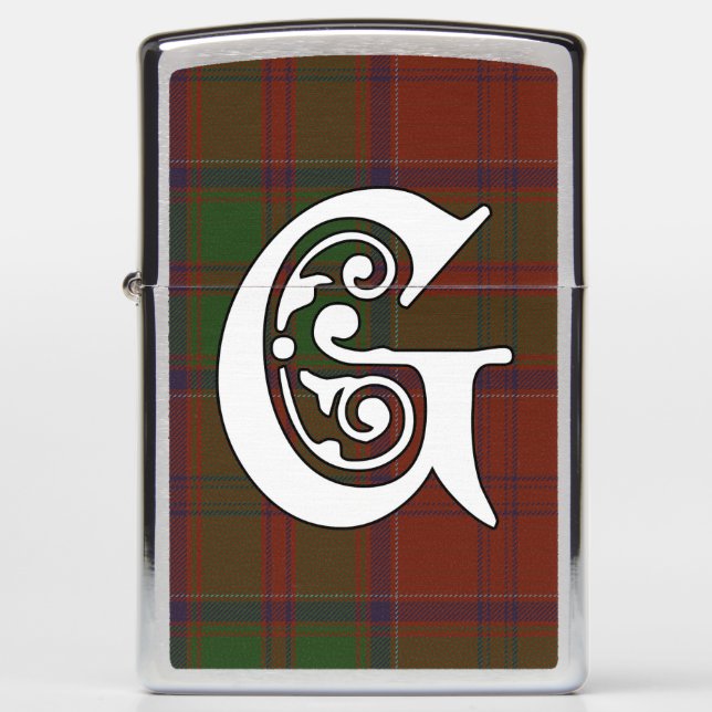 Grant Clan-tartanmonogram (Voorkant)