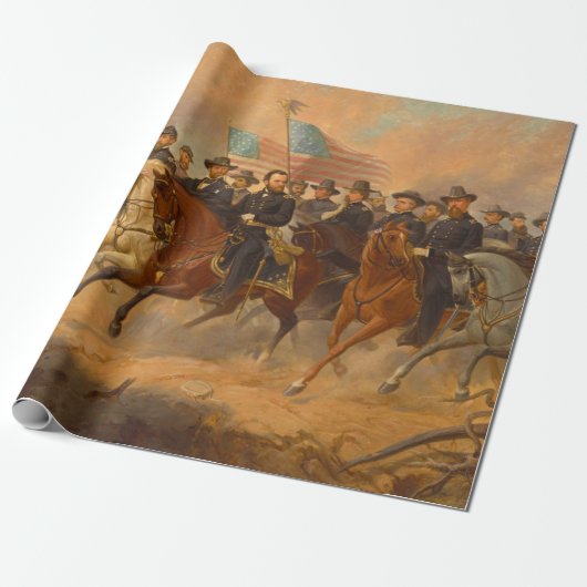 Grant en zijn generaals van Ole Peter Hansen Balli Cadeaupapier (Uitgerold)