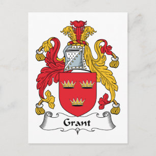 Grant Family Crest Briefkaart