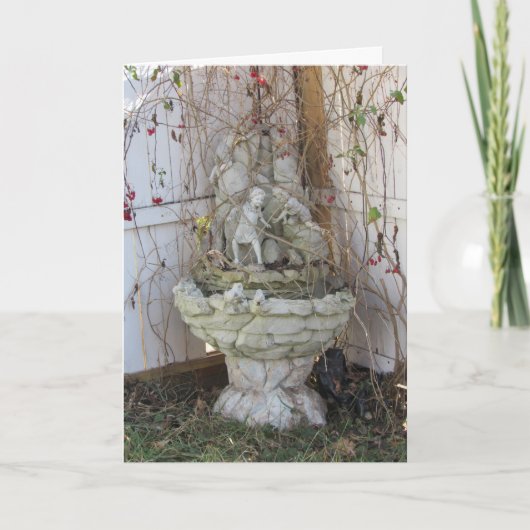 "Grant House Fountain" Carte Get Well Card (Devant)