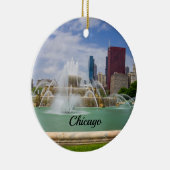 Grant Park City Uitzicht Ornament Souvenir (Rechts)