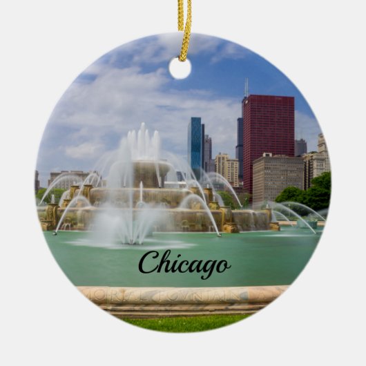 Grant Park City Uitzicht Ornament Souvenir (Voorkant)