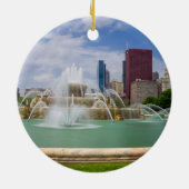 Grant Park City Uitzicht Ornament Souvenir (Achterkant)