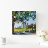 Grant Park Matin Walk Horloge murale (Maison)