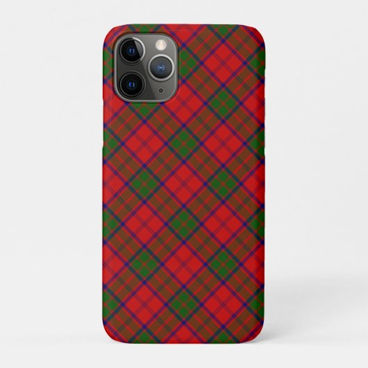 Grant tartan red green plaid Case-Mate iPhone case (Achterkant)