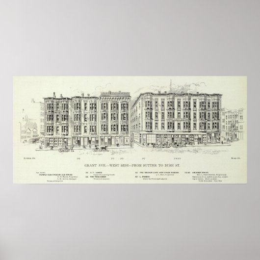 Grant West side Sutter en Struik Poster (Voorkant)