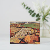 Grant Wood, landschap Briefkaart (Staand voorkant)
