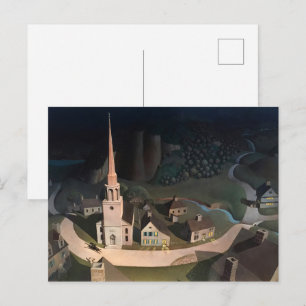 Grant Wood Paul Revere's middernachtelijke rit Briefkaart
