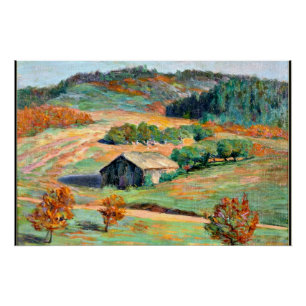Grant Wood - Vroege Herfst Perfect Poster