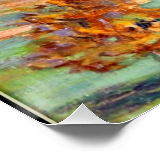 Grant Wood - Vroege Herfst Perfect Poster (Hoek)