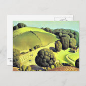 Grant Wood, Young Corn Briefkaart (Voorkant / Achterkant)