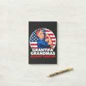 Grantifa Oma's Tegen Fascisme Post-it® Notes (Op bureau)