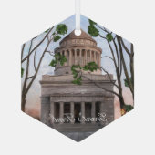 Grant's Tomb Glas Ornament (Achterkant)