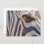 Grant's Zebra Briefkaart (Voorkant / Achterkant)