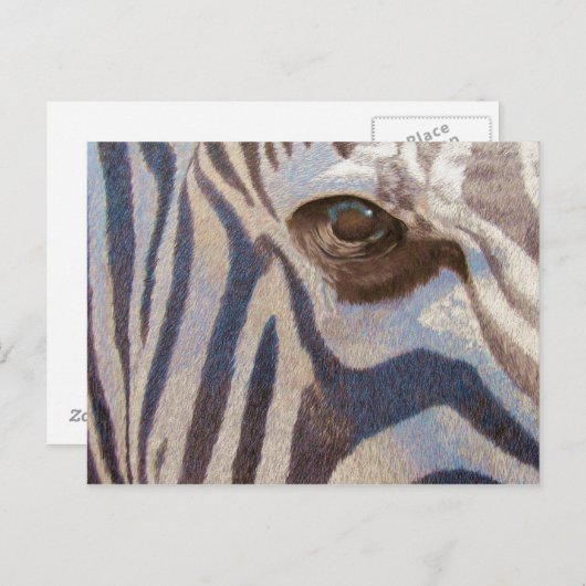 Grant's Zebra Briefkaart (Voorkant / Achterkant)