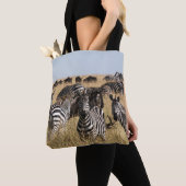Grant's Zebra Canvas tas (Dichtbij)