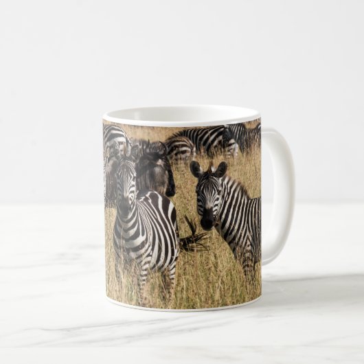 Grant's Zebra Coffee Mug (Devant droit)