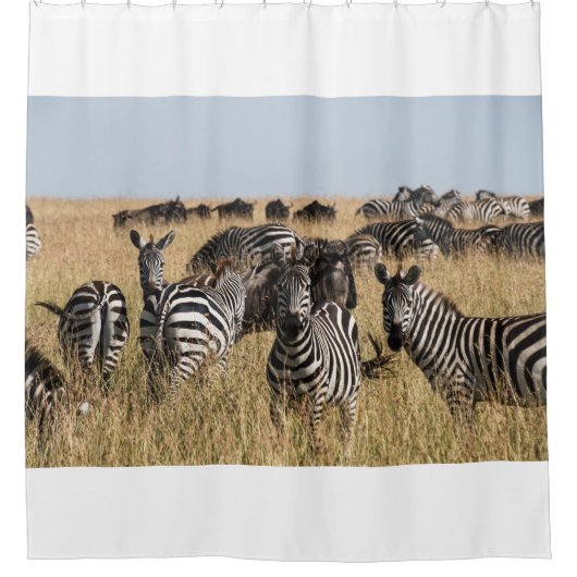 Grant's Zebra Douchegordijn (Voorkant)