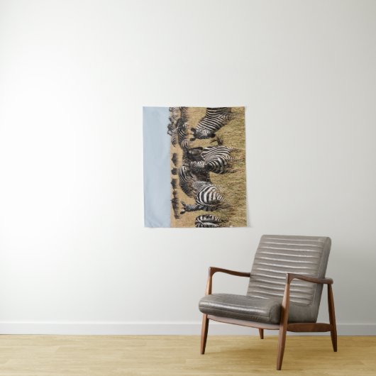 Grant's Zebra Wandkleed (In situ)