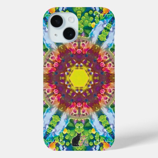 Granulair Kaleidoscope iPhone Case (Achterkant)