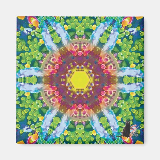 Granular Kaleidoscope Magnet Magneet (Voorkant)