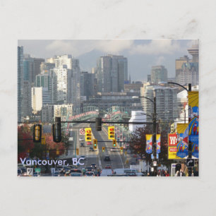 Granville Bridge, Vancouver, BC Briefkaart