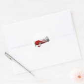 Granville Brothers Vliegtuig "Gee Bee R-1" Ronde Sticker (Envelop)