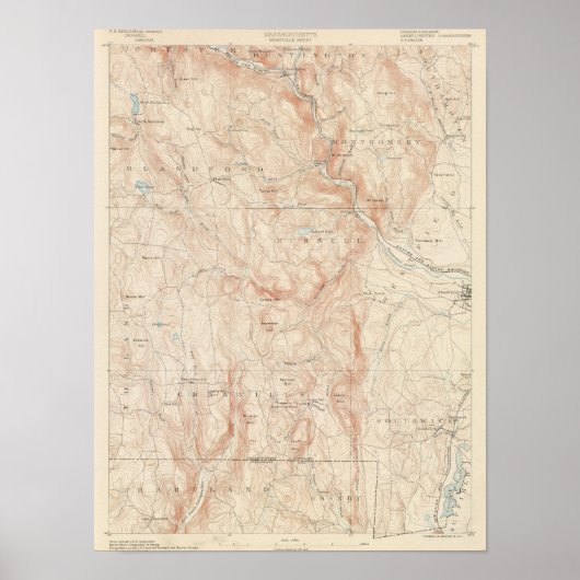 Granville, Massachusetts Poster (Voorkant)