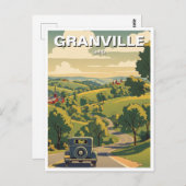 Granville Ohio Reizen Briefkaart (Voorkant / Achterkant)
