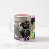 GRAP 2010 roze Tweekleurige Koffiemok (Voorkant links)