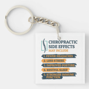 Grap Chiropractie Bijwerkingen Funny Chiropractor Sleutelhanger