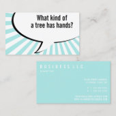 grap flora palmboom visitekaartje (Voorkant / Achterkant)