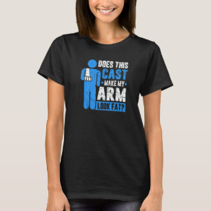 Grap met gebroken arm grap herstel beterschap t-shirt